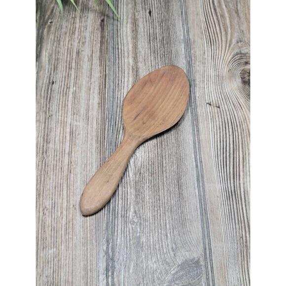 Vintage Wood Butter Paddle Kitchen Primitive Rustic Wooden Spoon - Picture 1 of 6